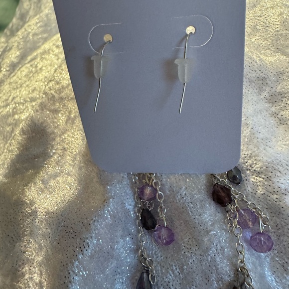 gorgeous, amethyst, and pink shimmer glass beads sparkling beautifully - Picture 4 of 4